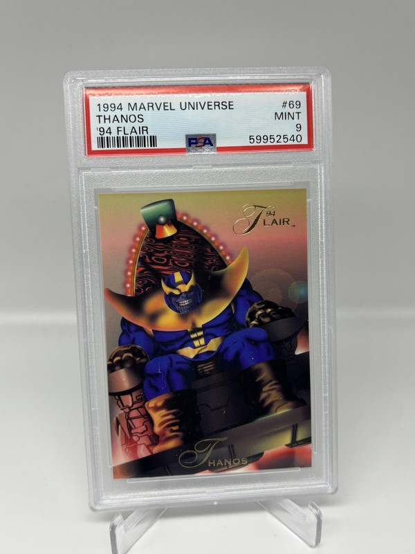 1994 Marvel Universe '94 Flair #69 Thanos '94 Flair PSA 9