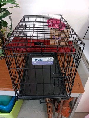 NEW Midwest 1522 iCrate Folding Dog Crate (Black) - For Medium-sized Size Dogs. 