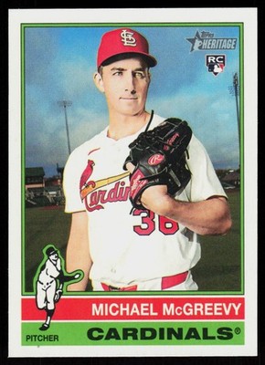 2025 Topps Heritage High Number Michael McGreevy #585 RC Cardinals