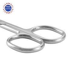 Manicure Scissors 3.5 Inch Stainless Steel Curved Blade Kit for Nail Eyebrow