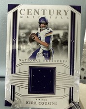 2023 KIRK COUSINS Panini National Treasures Century Player-worn Patch 07/99