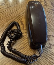 Vintage Western Electric Bell System Brown Trimline Rotary Dial Telephone Phone