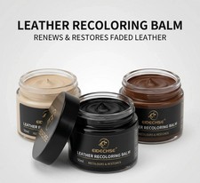 Leather Repair Kit Recoloring Balm Car Seat Couch Sofa Shoes Scratch Color Fix