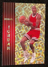 MICHAEL JORDAN PROMO card Big Bang 1993 Basketball Gold Prism LAST DANCE 