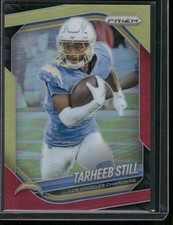 2025 Panini Prizm #35 Tarheeb Still Red and Yellow #/44