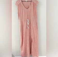 J. Crew Short Sleeve Maxi Dress Salmon Pink Size Small