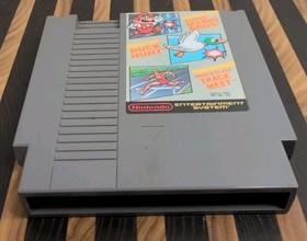 Super Mario Bros. / Duck Hunt / World Class Track Meet (NES) Nintendo Cartridge