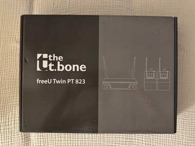 the t.bone freeU Twin PT 823 | Funkmikrofon / Headset inkl. Transport-Case