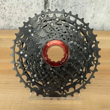 Light Use Zitto 12-Speed 11-39t Black/Red HG Bike Cassette for Sram or Shimano