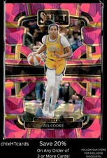 Zia Cooke 2024 Panini Select WNBA Prizms Pink Ice #47 Los Angeles Sparks