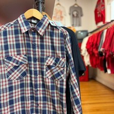 Vintage 90s Plaid Button Up Shirt