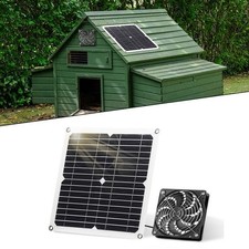 Energy Efficient Solar Exhaust Fan for Hot Air Removal No Built in Battery