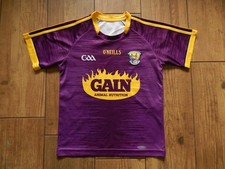 O'NEILLS WEXFORD GAA GAELIC FOOTBALL HURLING SHIRT JERSEY ,YOUTH AGE 10-11