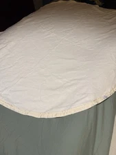 XL Organic Natural Cotton Fleece Baby Throw Circle Blanket Extra Soft Infant 