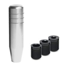 Heavy Weighted Aluminum Alloy Silver Universal Car Shifter Knob Upgrade 5