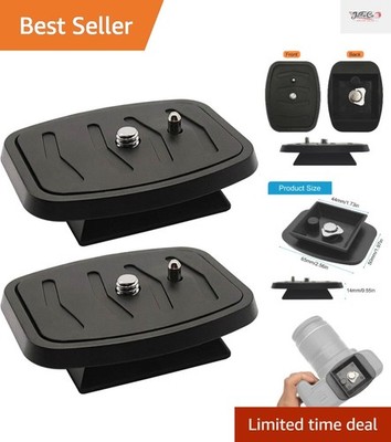 Professional 44mm Tripod Quick Release Plates - Effortless Camera Switch System