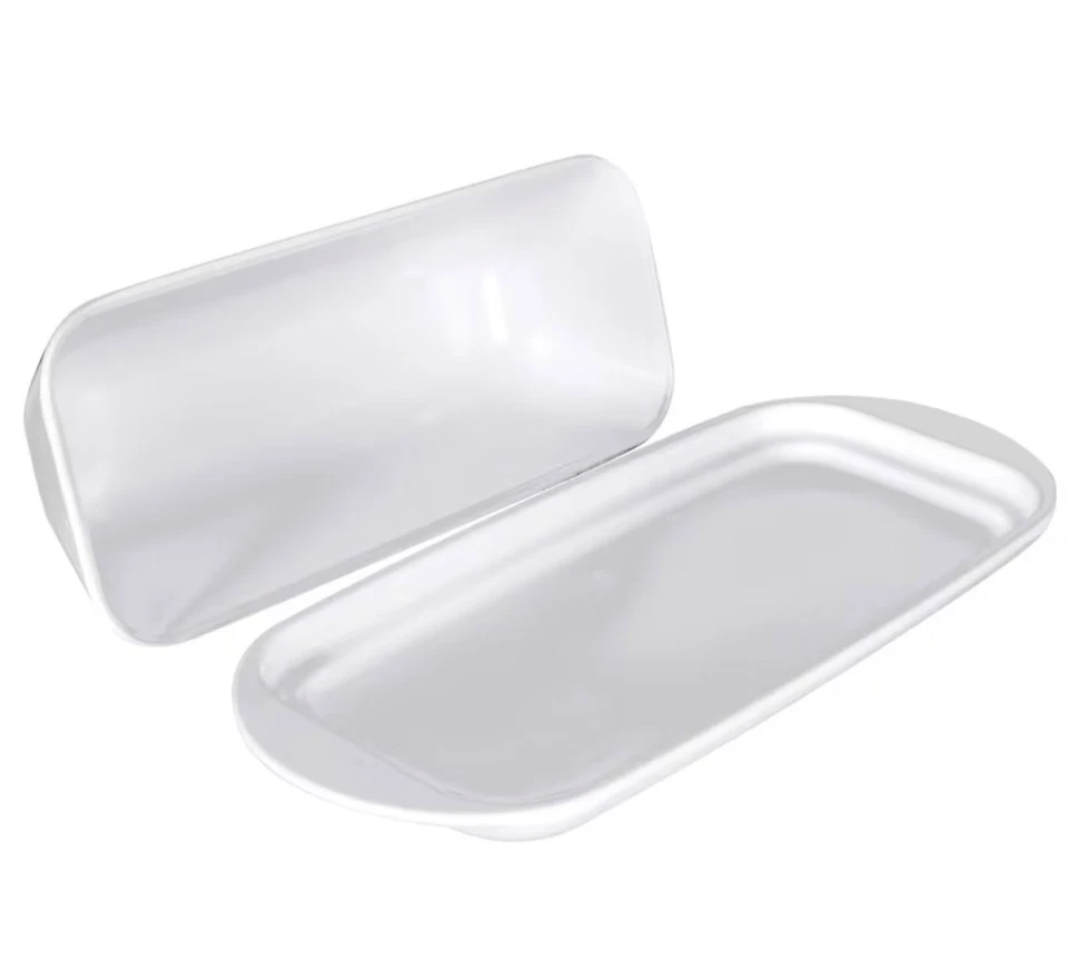 Plato de mantequilla con tapa blanco Cooking Concepts melamina - ¡Nuevo! Foto 2 de 4