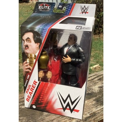 WWE Elite Series 106 Paul Bearer Action Figure Undertaker Urn Mattel New