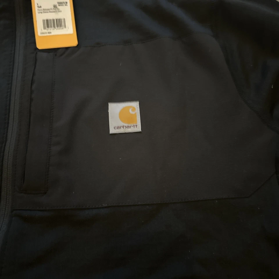 CARHARTT FORCE® RELAXED FIT FULL-ZIP LONG-SLEEVE HOODED FLEECE-LINED SHIRT - Image 2 of 4