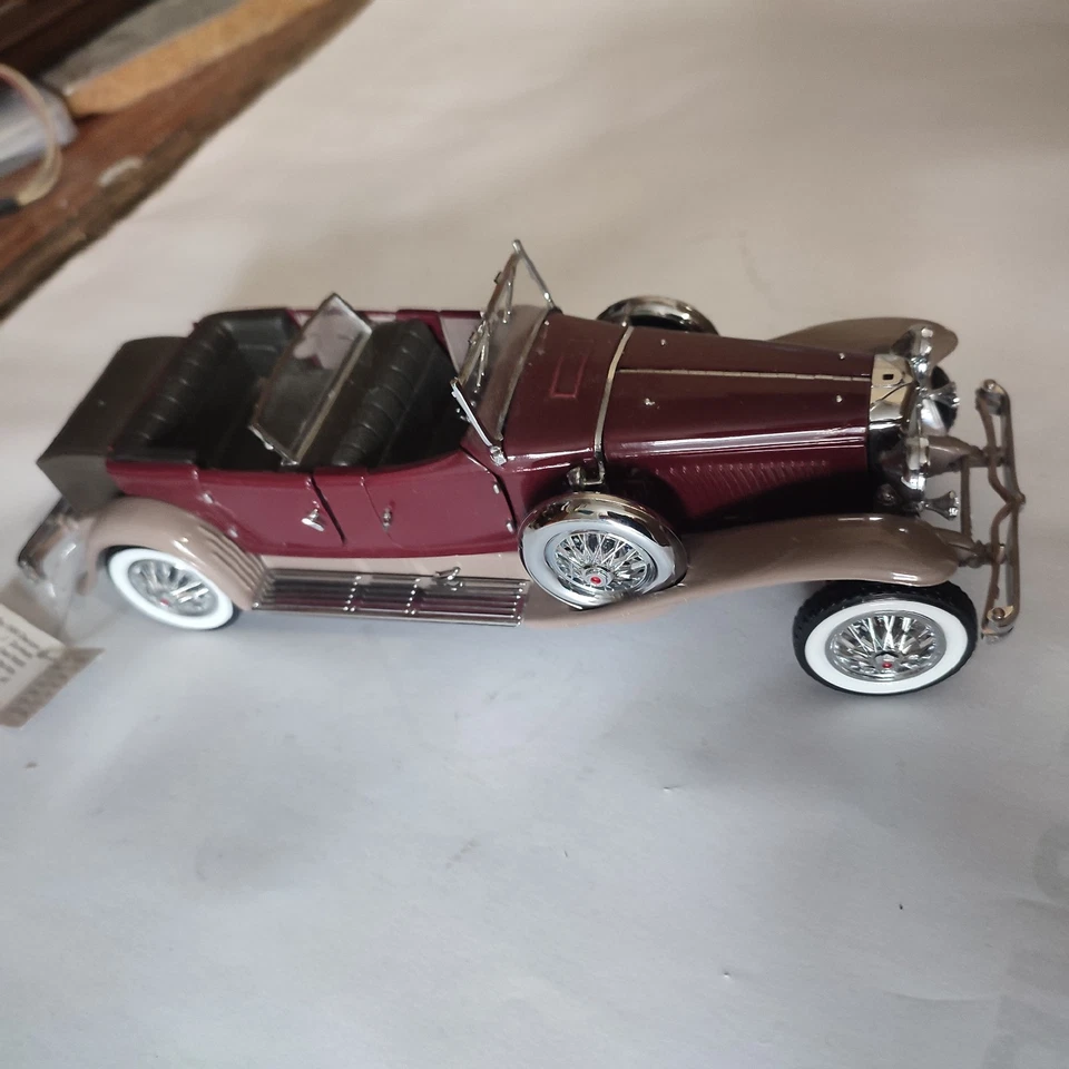 DUESENBERG J - DERHAM TOURSTER - 1930 Franklin Mint éch: 1/24 métal - Photo 4/4