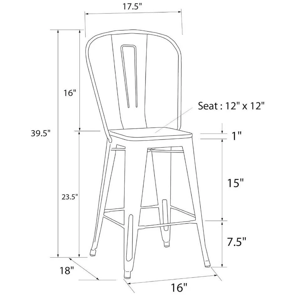 Set of 2 - Dhp luxor 24 inch antique bronze barstools - Image 4 of 4