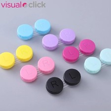 10pcs Contact Lens Case Care, Colored Double Box Muticoloured FAST POST UK