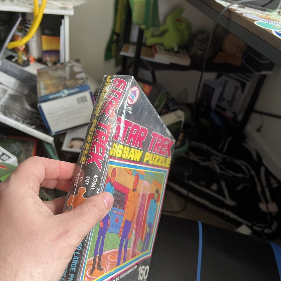 ANTIGUO COMPLETO H.G. JUGUETES 1974 STAR TREK CAPT KIRK SPOCK 150 PIEZAS ROMPECABEZAS Foto 3 de 4