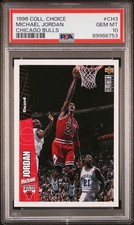 1996 UPPER DECK COLLECTOR'S CHOICE #CH3 MICHAEL JORDAN PSA 10 NEW CASE! POP: 129