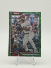 2026 Topps #289 Edmundo Sosa Green Diamante Foil #/99