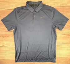 Nike Shirt Dri-Fit Momentum Golf Polo Men  s Size XL Navy Blue EUC 891857-419