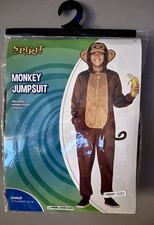 Spirit Monkey Jumpsuit Halloween Costume Child XL 14  16 New