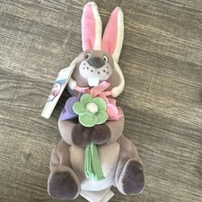 NWT Disney Store Easter Bunny Gopher Winnie The Pooh Plush Bean Bag 7"