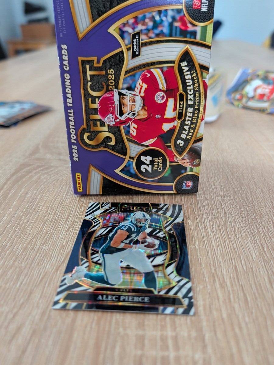2025 Panini Select - Concourse Alec Pierce #45 Zebra Prizm (RC) | eBay
