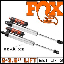 Fox 2.5 Adjustable Rear Reservoir Shocks Fit 2017-2026 F250 F350 4wd 2-3.5 Lift