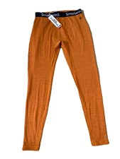 $115 SmartWool Men's Thermal Merino Wool Base Layer Bottom-Marmalade- XLarge-New