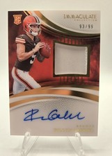 2025 Panini Immaculate - Dillon Gabriel (RC) On Card RPA /99 #109 Browns