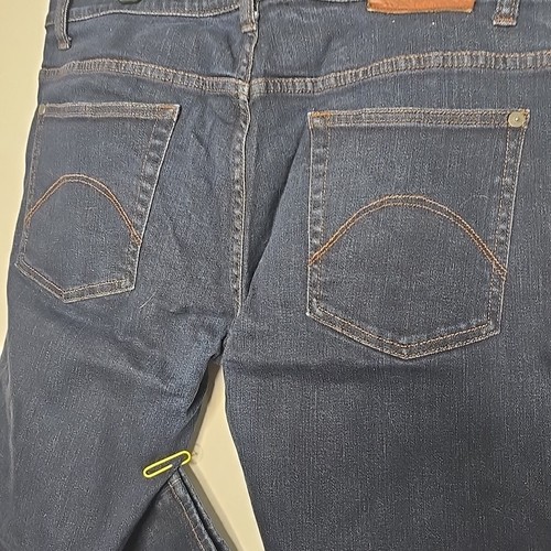Pretty Green Mens Jeans 34x30Black Slim Fit Button Fly Dark Wash Denim W34 L30 R - Picture 6 of 12