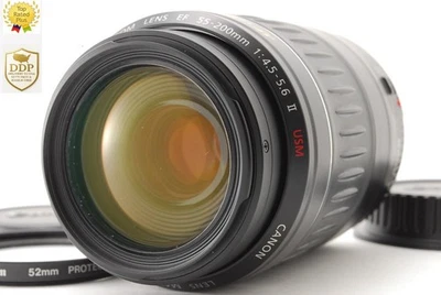 CANON EF 55-200mm f/4.5-5.6 II USM TELEPHOTO ZOOM LENS [TOP MINT] From JAPAN - Photo 1/4