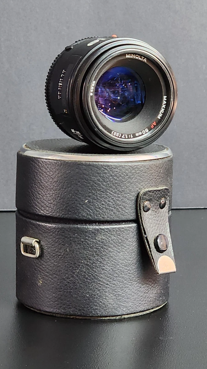 Minolta Maxxum 50mm Focal Camera Lenses f/1.7 Maximum Aperture | eBay