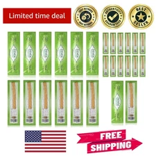Biodegradable Miswak Toothbrush - 12-Pack of Vacuum Sealed Natural Peelu Sticks