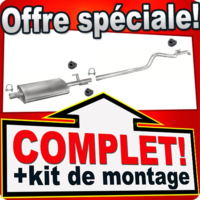 Pot d'échappement Sprinter 312 D avec catalyseur pour réparer châssis long LWB