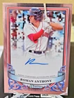 ROMAN ANTHONY (RED SOX) 2024 BOWMAN STERLING AUTO PROSPECT CARD #PA-RA