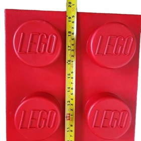 Red Stackable Lego Block Storage Red  20 X 10 X 9 inches FAST SHIPPING 