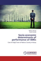 Socio-Economic Determinants Of Performance Of Smes Mathew Mwangi (U. A.) Buch