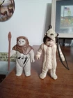 Vintage Star Wars 1983 Chief Chirpa HK & Logray HK 2X Ewok Figures Lot *READ*!!!
