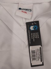 Sports Unlimited Youth Hockey Jersey White Size YL/XL