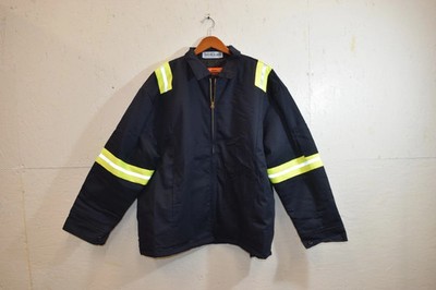 NEW Cintas XL Hi-Vis Perma Lined Work Jacket 59970-20 Navy | eBay