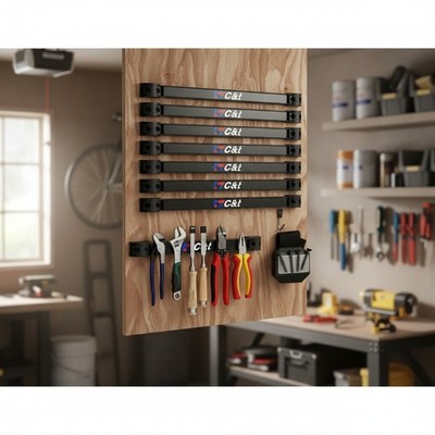 Magnetic Storage Organizer Tool Holder, Magnetic Tool Holder Strip, 6-Pack Ma...