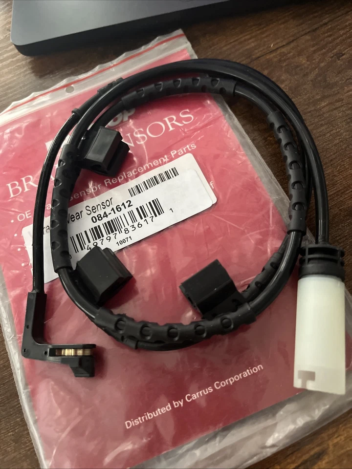 Sensor eletrônico de desgaste da pastilha de freio traseira Mini Cooper 07-15 084-1612 - Imagem 2 de 2