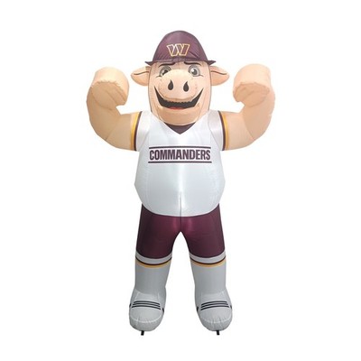 Washington Commanders NFL  7 Ft Tall Inflatable Major Tuddy Mascot Tailgating